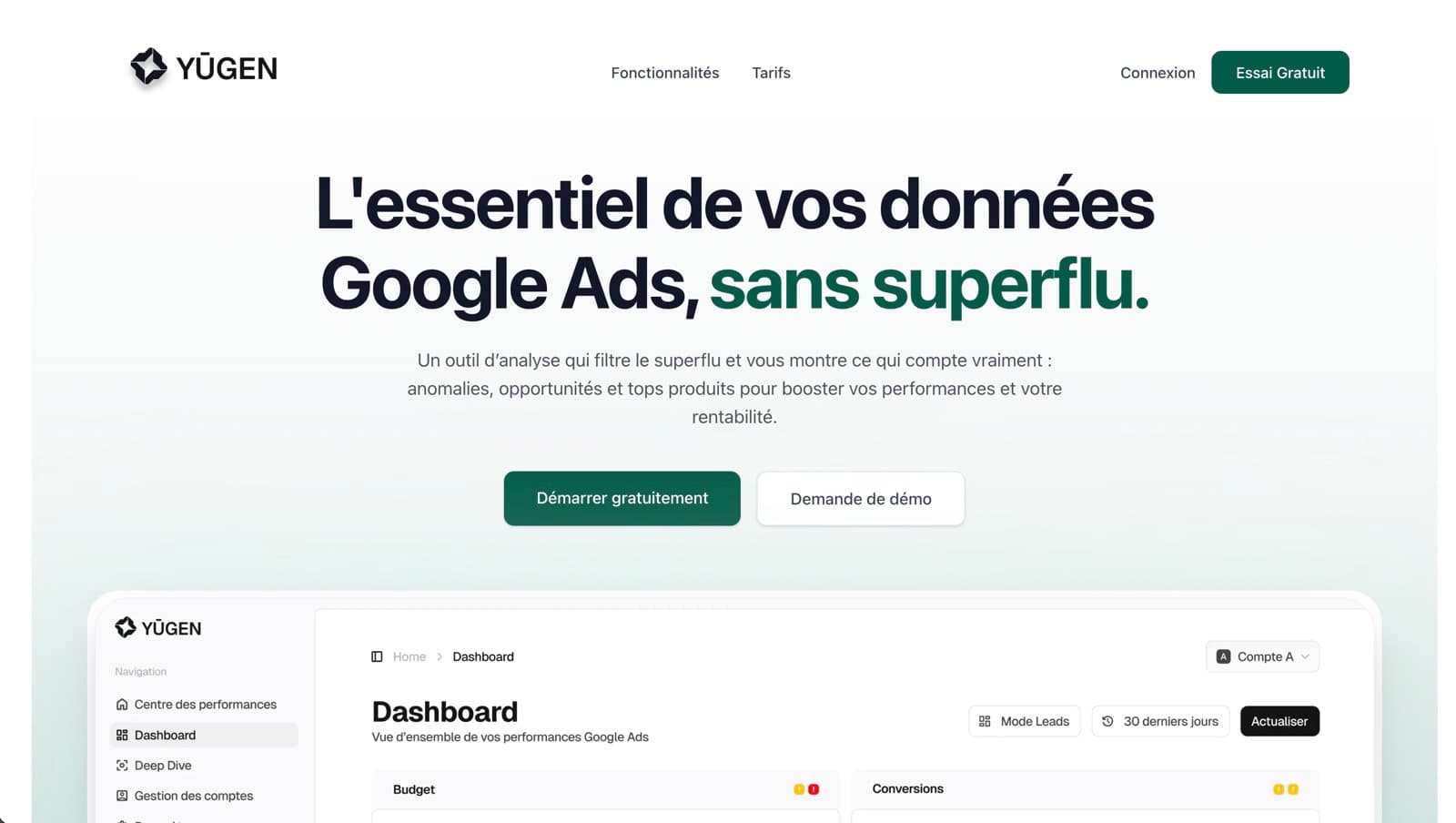 Data-driven Google Ads campaigns
